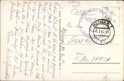 Ak Weimar in Thüringen, Hauptbahnhof