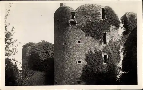 Ak Herbignac Loire Atlantique, Ruine des Schlosses Ranroet