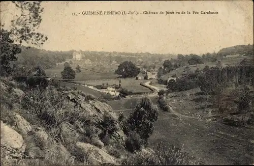 Ak Guemene Penfao Loire Atlantique, Blick auf das Schloss Juzet