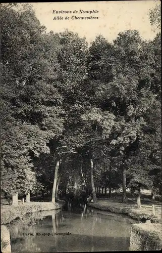 Ak Neauphle Yvelines, Allee de Chennevieres