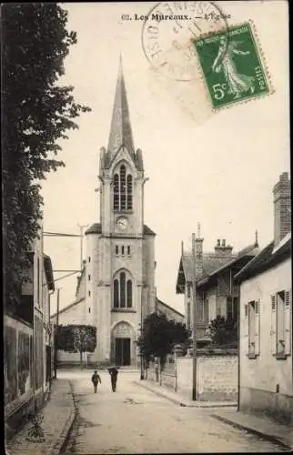Ak Les Mureaux Yvelines, L'Eglise