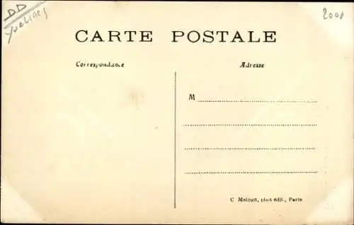 Ak Les Mureaux Yvelines, L'Eglise et la rue de l'Eglise