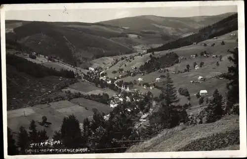 Ak Velká Úpa Großaupa Pec pod Sněžkou Petzer Region Königgrätz, Panorama