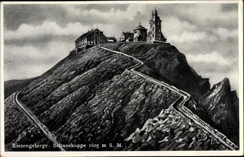 Ak Malá Úpa Kleinaupa Riesengebirge Region Königgrätz, Schneekoppe