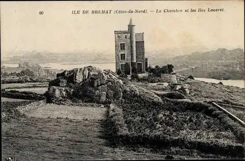 Ak Île de Bréhat Côtes d’Armor, Le Chambre et les Iles Laveret