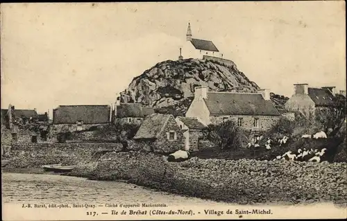 Ak Île de Bréhat Côtes d’Armor, Village de Saint Michel