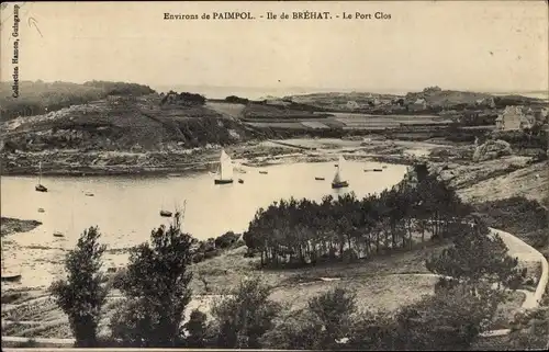 Ak Île de Bréhat Côtes d’Armor, Le Port Clos