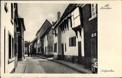 Ak Dorsten in Westfalen, Südgraben, Altstadt