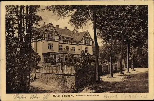 Ak Bad Essen in Niedersachsen, Kurhaus Waldhotel