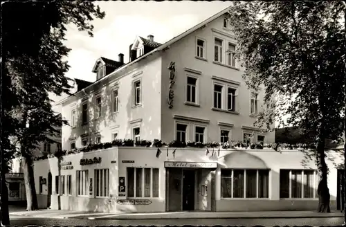 Ak Bad Rothenfelde am Teutoburger Wald, Hotel zur Post