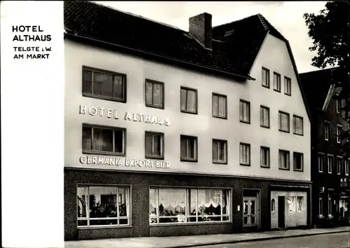 Ak Telgte in Westfalen, Hotel Althaus, Straßenseite