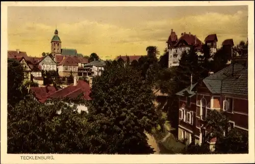 Ak Tecklenburg in Westfalen, Teilansicht