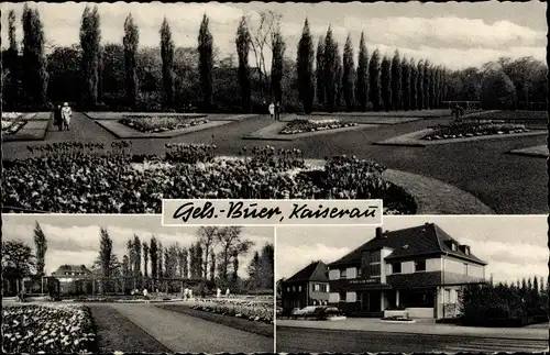 Ak Buer Gelsenkirchen im Ruhrgebiet, Kaiserau, Parkpartie