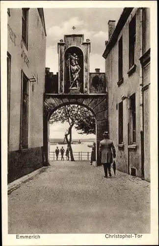 Ak Emmerich am Niederrhein, Chistophel Tor