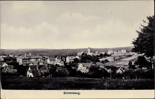 Ak Schömberg Baden Württemberg, Totale