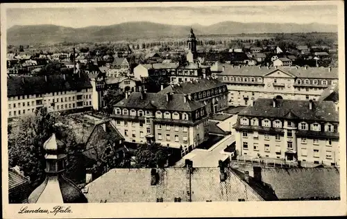 Ak Landau in der Pfalz, Stadtübersicht