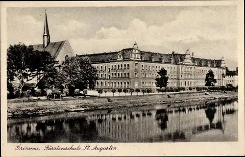 Ak Grimma in Sachsen, Fürstenschule St. Augustin