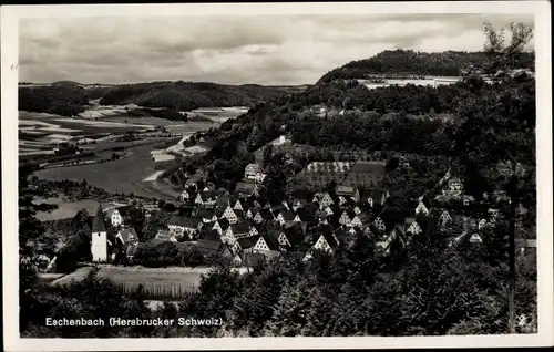 Ak Eschenbach Pegnitz Pommelsbrunn, Teilansicht