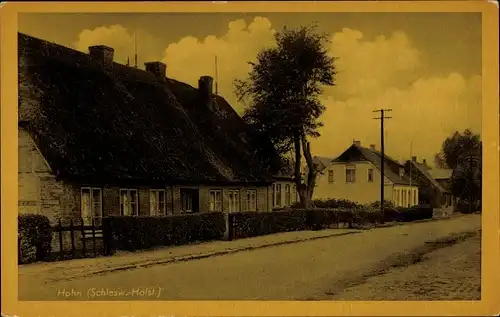 Ak Hohn in Schleswig Holstein, Reethäuser