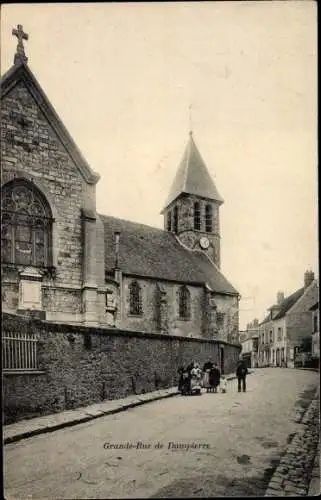 Ak Dampierre Yvelines, Grande Rue