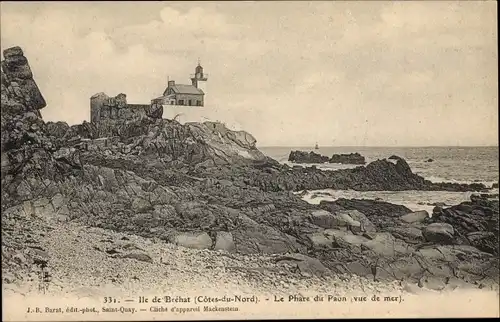 Ak Île de Bréhat Côtes d’Armor, Le Phare du Paon