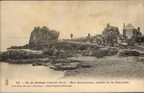 Ak Île de Bréhat Côtes d’Armor, Roc Guernanec, entree de la Chambre