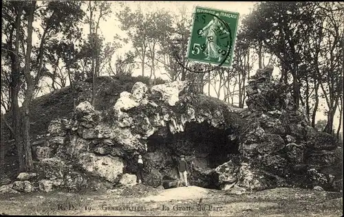 Ak Gennevilliers Hauts-de-Seine, La Grotte du Parc