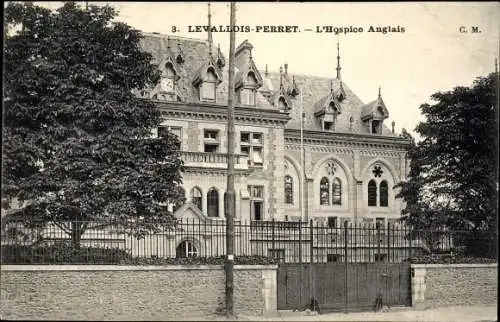 Ak Levallois Perret Hauts de Seine, L'Hospice Anglais