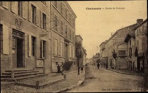 Ak Chabanais Charente, Route de Limoges