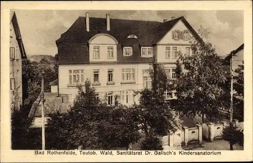 Ak Bad Rothenfelde am Teutoburger Wald, Kindersanatorium Sanitätsrat Dr. Galisch