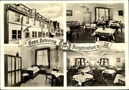 Ak Burgsteinfurt Steinfurt im Münsterland, Hotel Detering