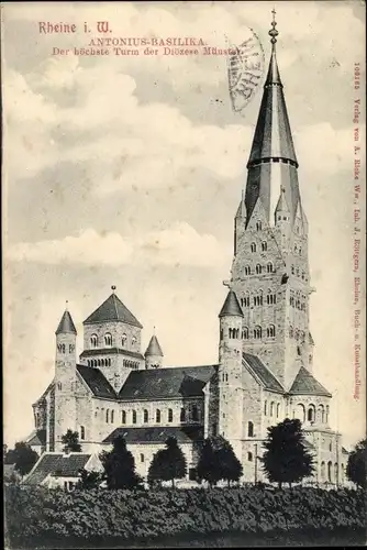Ak Rheine in Westfalen, Antonius Basilika