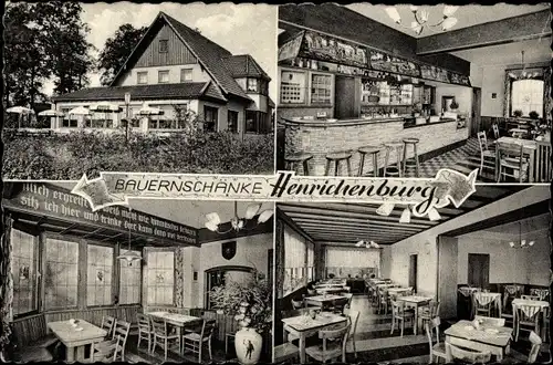 Ak Henrichenburg Castrop Rauxel im Ruhrgebiet, Gaststätte Bauernschänke, Inh. Heinrich Wetterkamp