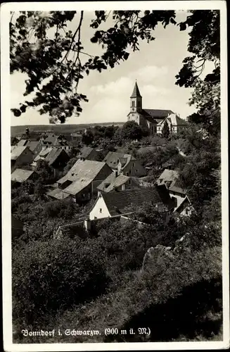 Ak Bonndorf im Schwarzwald, Teilansicht vom Ort