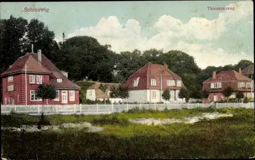 Ak Schleswig in Schleswig Holstein, Thiessenweg