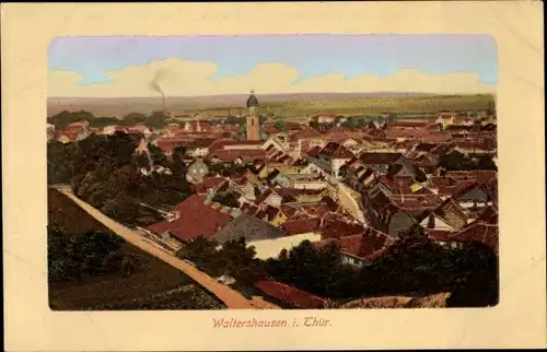 Ak Waltershausen in Thüringen, Panorama