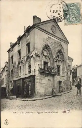 Ak Meulan en Yvelines, Eglise Saint Michel