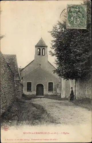 Ak Milon la Chapelle Yvelines, L'Eglise