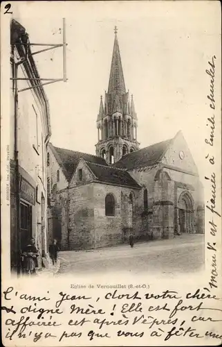 Ak Vernouillet Yvelines, L'Eglise