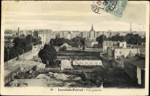 Ak Levallois Perret Hauts de Seine, Vue generale