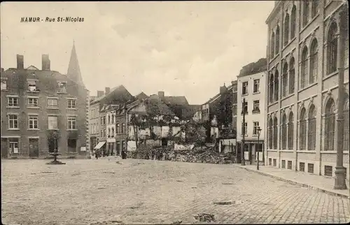 Ak Namur Wallonien, Rue Saint Nicolas