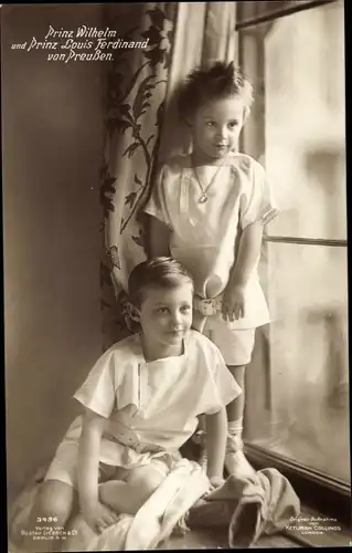Ak Prinz Wilhelm und Prinz Louis Ferdinand von Preußen