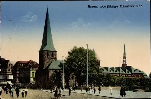 Ak Essen im Ruhrgebiet, Münsterkirche