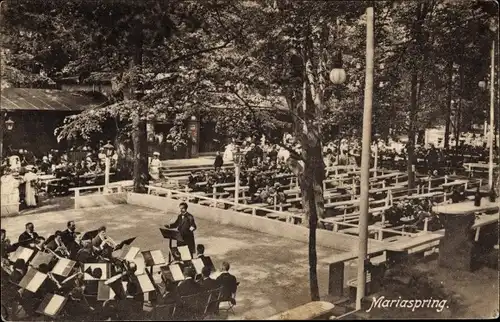 Ak Mariaspring Eddigehausen Bovenden Niedersachsen, Gartenkonzert