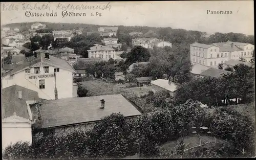 Ak Ostseebad Göhren auf Rügen, Panorama