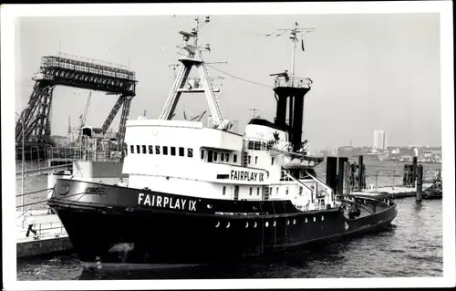 Foto Ak Schlepper Fairplay IX, Fairplay Towage Group