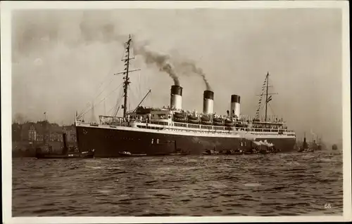 Ak Dampfschiff Cap Arcona, HSDG