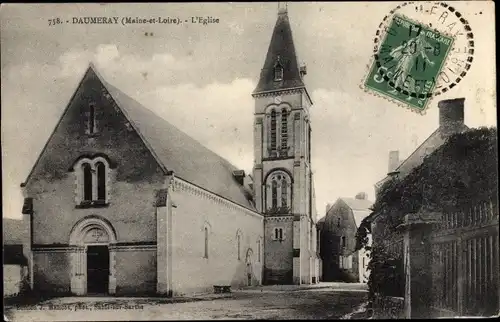 Ak Daumeray Maine et Loire, L'Eglise