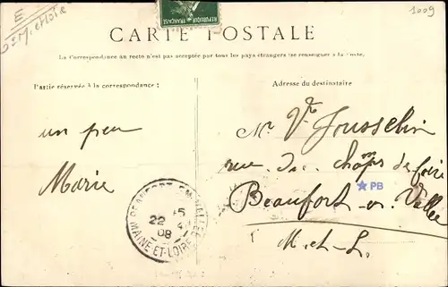 Ak Doué la Fontaine Maine et Loire, Rue Foulion