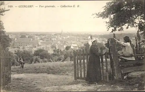 Ak Guingamp Cotes d'Amor, Vue Generale